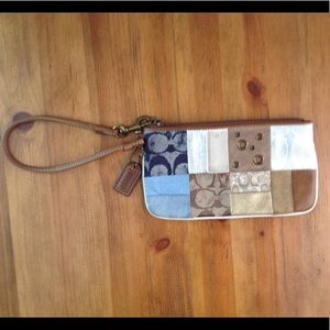 Coach Patchwork Wristlet
